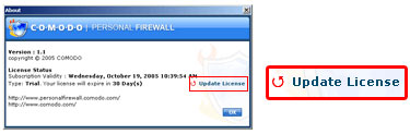 Comodo Firewall Pro Activasion Support